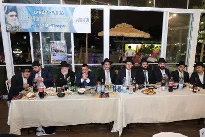 בני ברק; המונים השתתפו אמש בסעודת הילולא לזכרו של הגר"ע יוסף זצ"ל