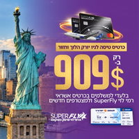 כרטיס טיסה בזול