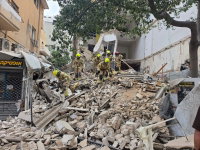 סריקות נרחבות עקב קריסת המבנה בתל אביב