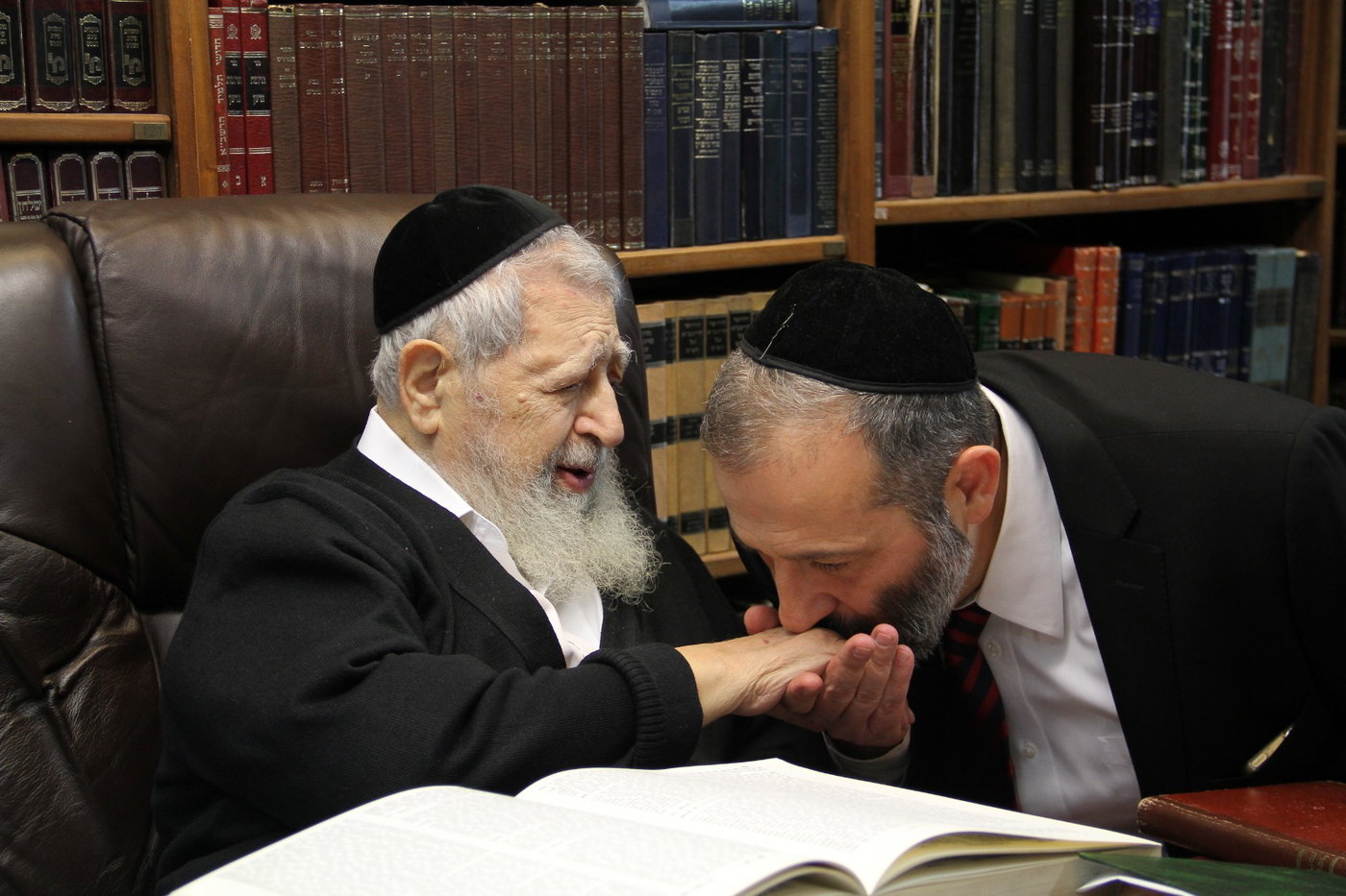 אריה דרעי עם מרן זצ"ל