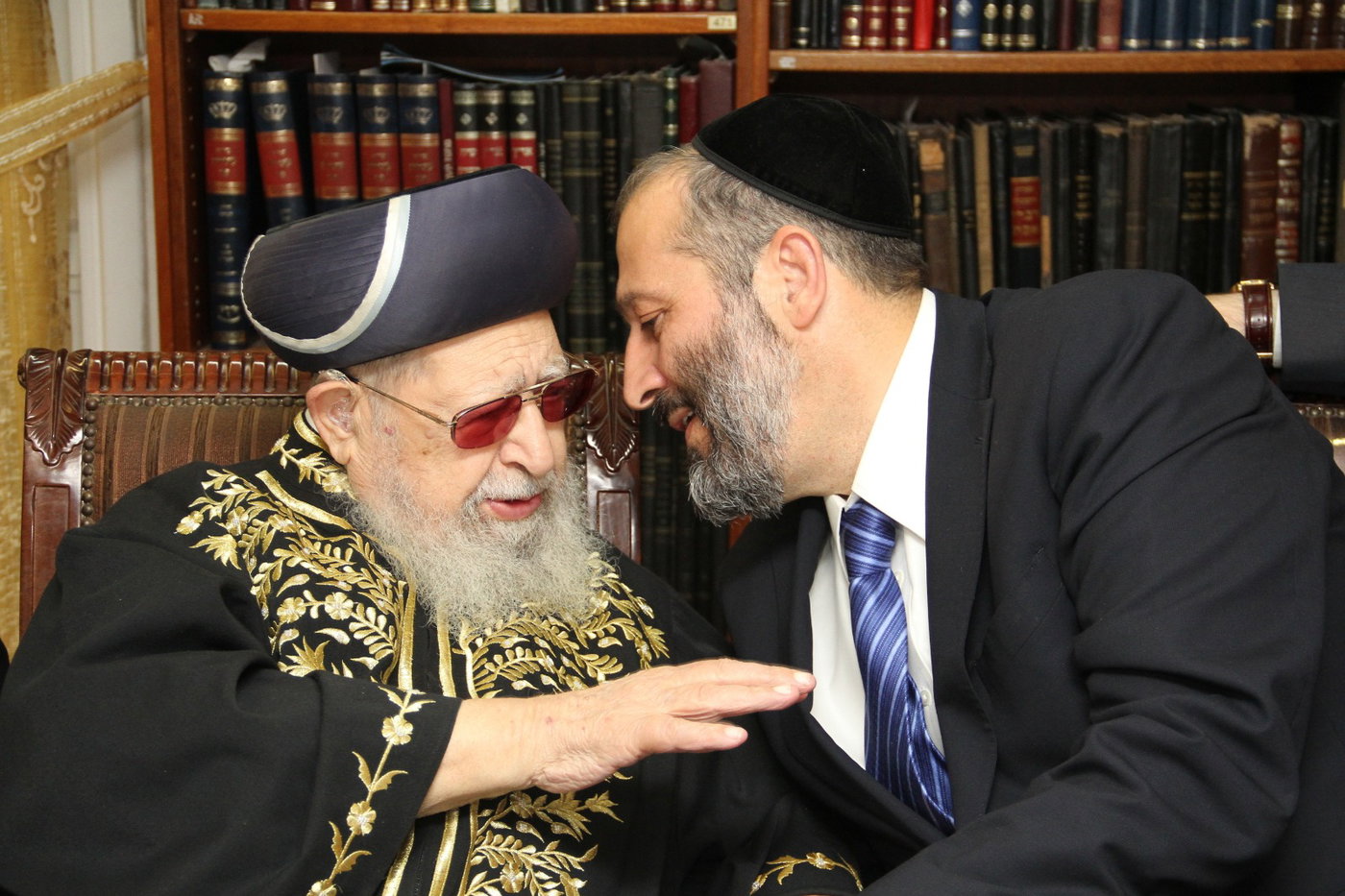 אריה דרעי עם מרן זצ"ל