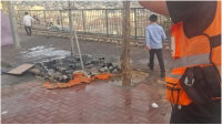 ילד בן 10 במצב אנוש בעיר החרדית: נפגע מפיצוץ בשריפת אשפה ברחוב