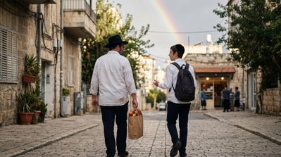 "אתה בכלל לא יודע מה עובר עליי": מה הפרשה מלמדת אבא שהתרחק מהבן שלו?