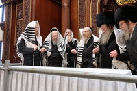 שמחת הברית לנין האדמו"רים מסלונים וקוזמיר
