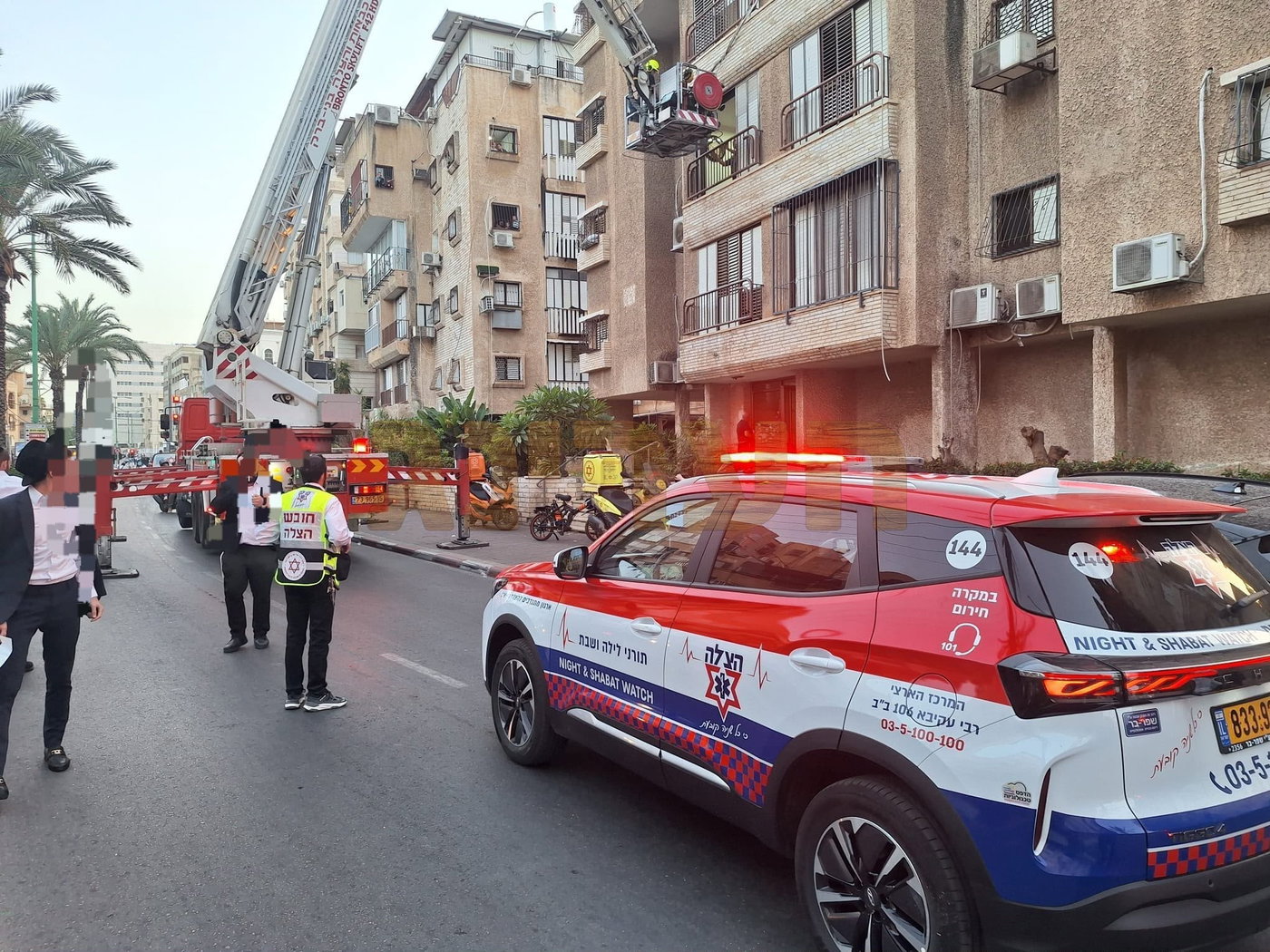 בן 95 התמוטט ואיבד הכרה בעיר החרדית; פונה בהחייאה לבית חולים