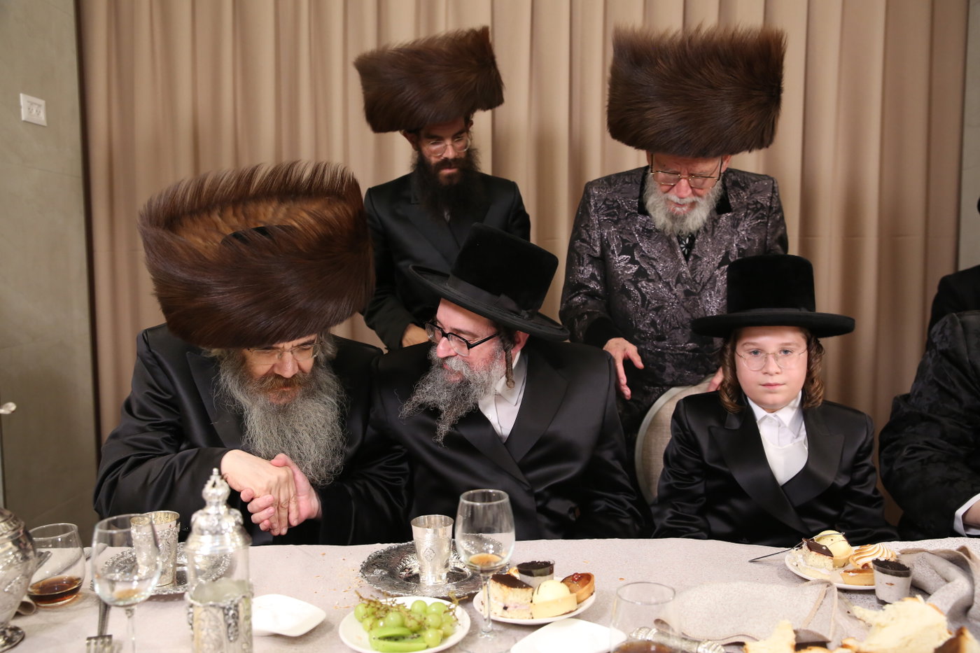 שמחת בר המצווה בחצרות טריסק - סאווראן