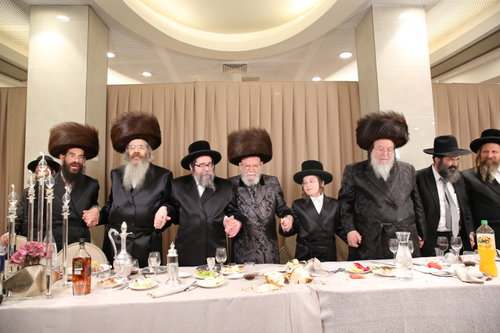 שמחת בר המצווה בחצרות טריסק - סאווראן