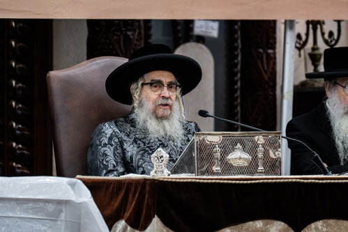 האדמו"ר מסאטמר בפתיחת הזמן