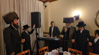 שמחת שבע הברכות לנכד האדמו"ר מניקלשבורג