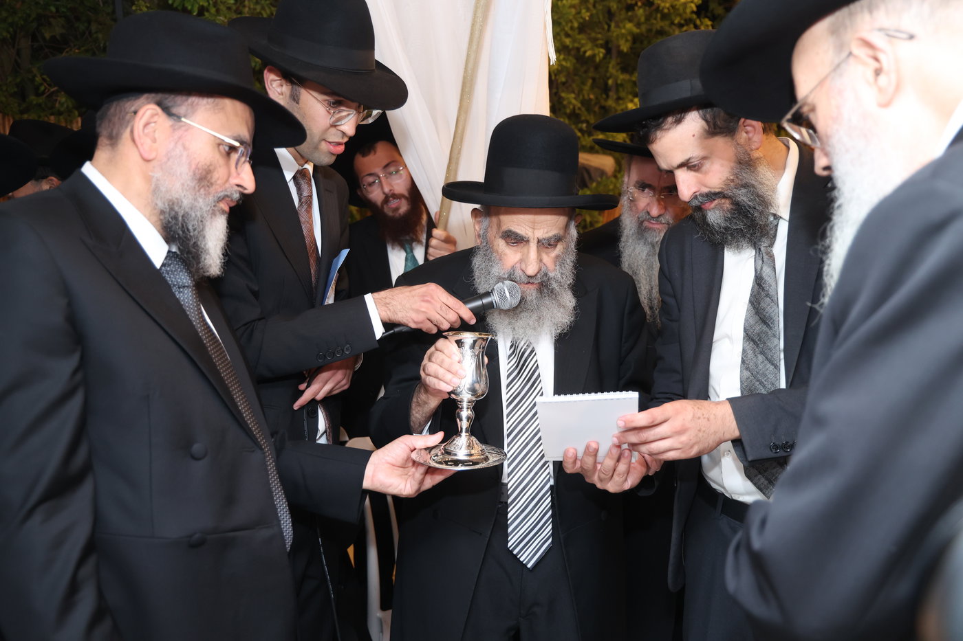 שמחת נישואי נכד הגר"מ צדקה