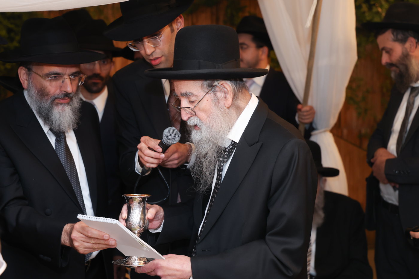 שמחת נישואי נכד הגר"מ צדקה