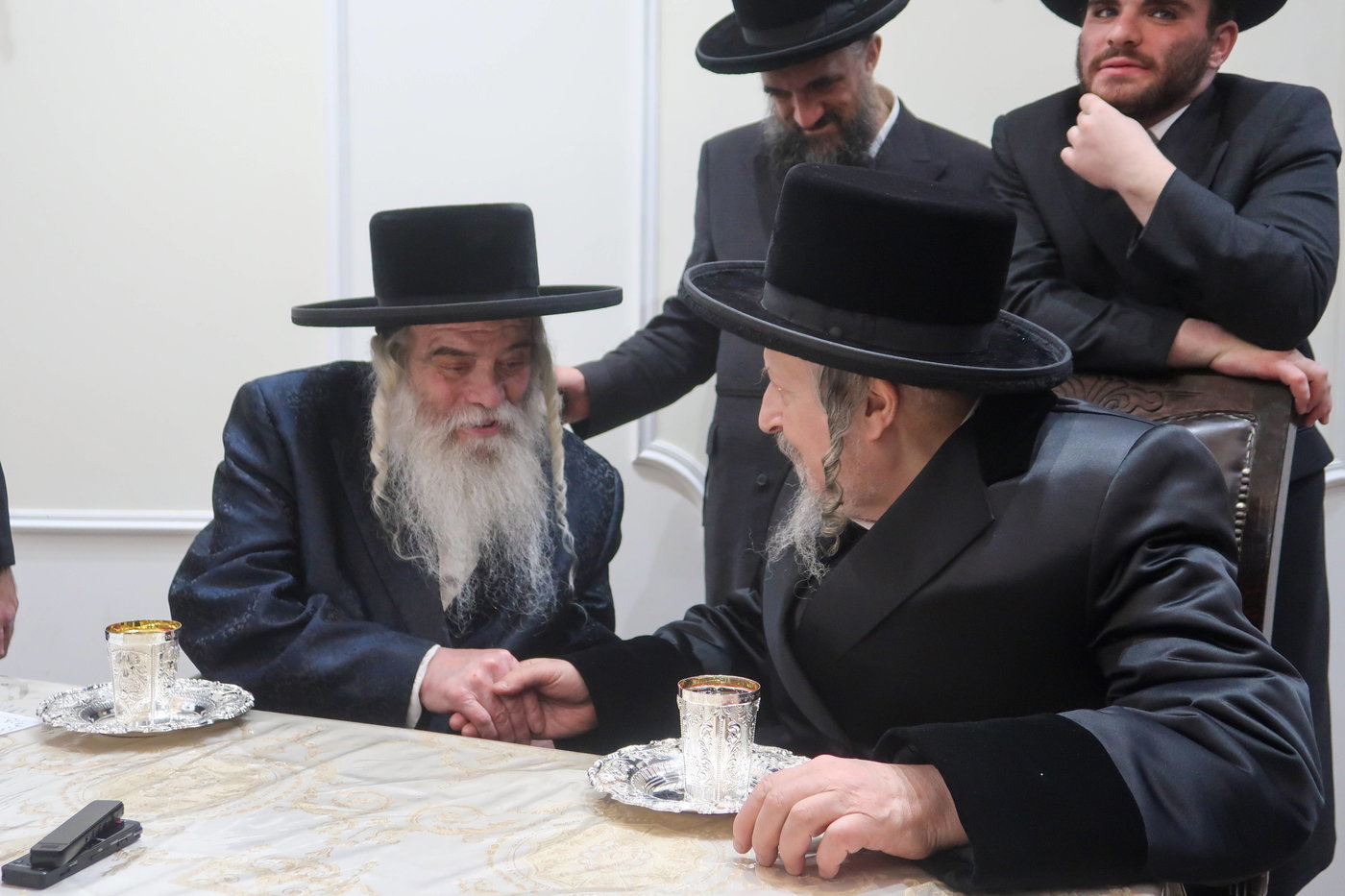 האדמו"ר מסקאליע בביקור בארה"ק