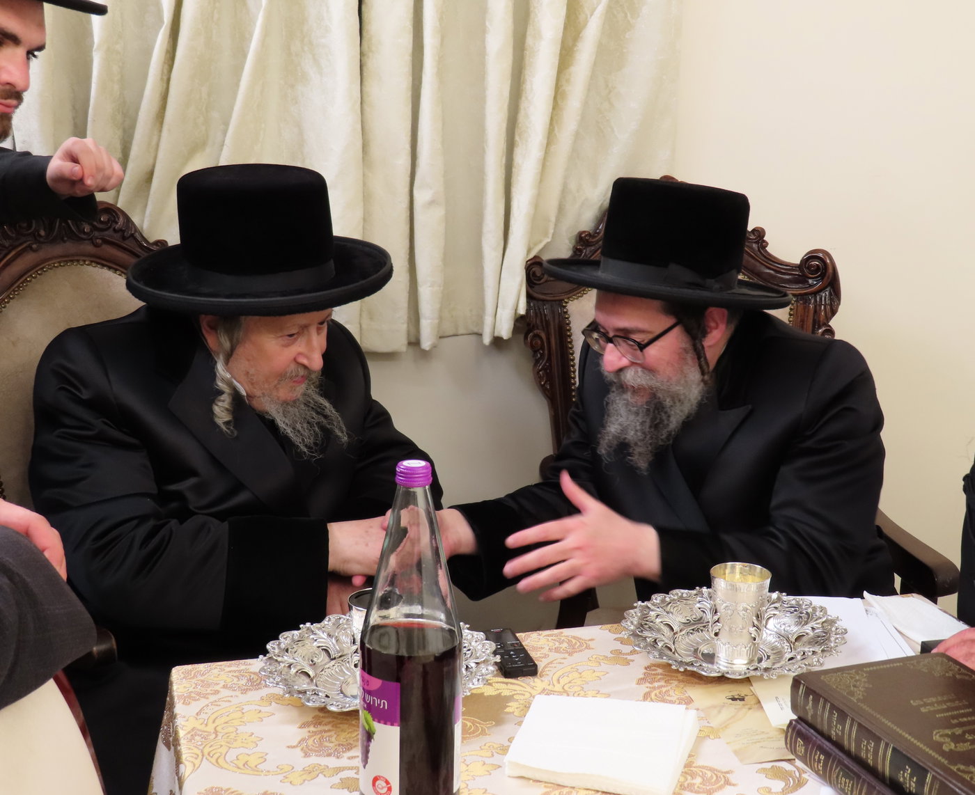 האדמו"ר מסקאליע בביקור בארה"ק