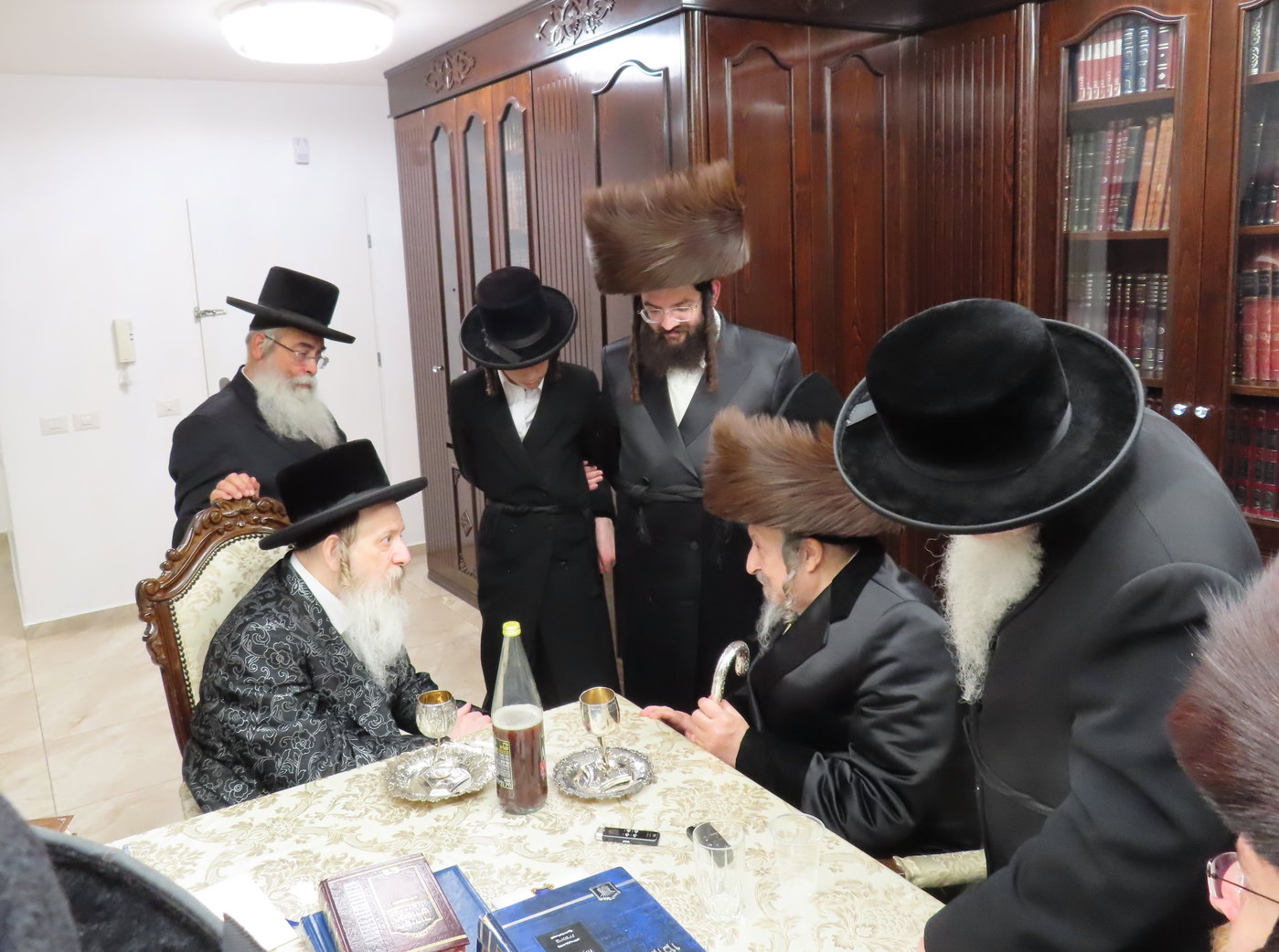 האדמו"ר מסקאליע בביקור בארה"ק