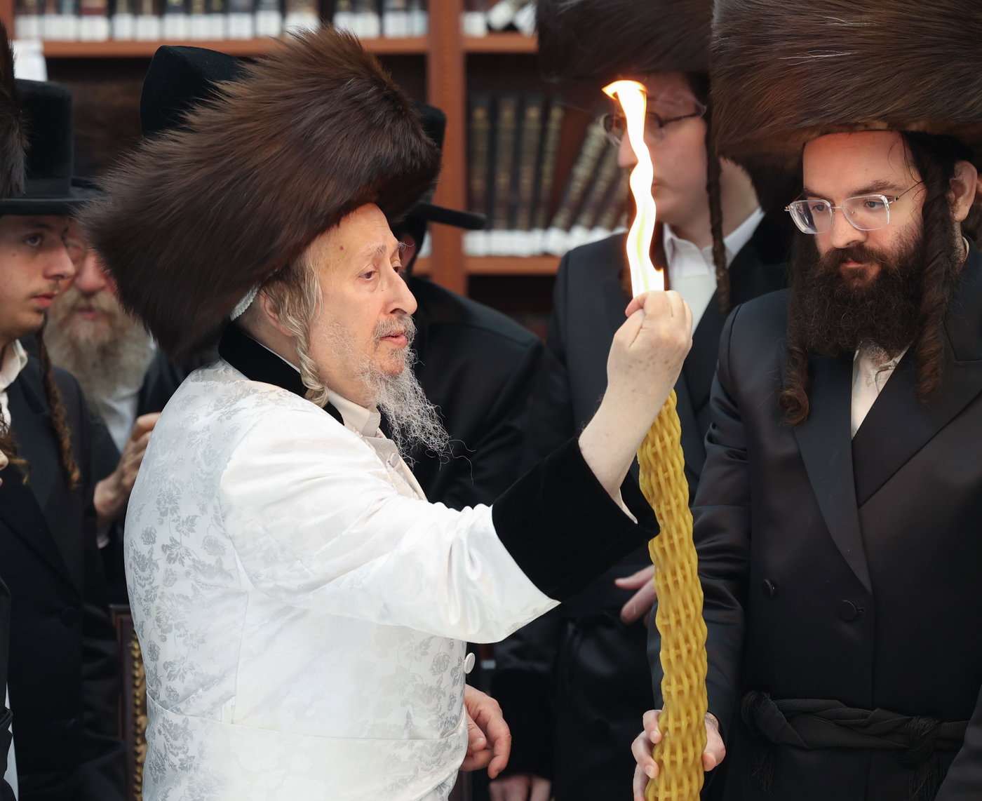 האדמו"ר מסקאליע בביקור בארה"ק