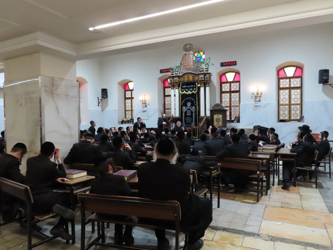 האדמו"ר מסקאליע בביקור בארה"ק