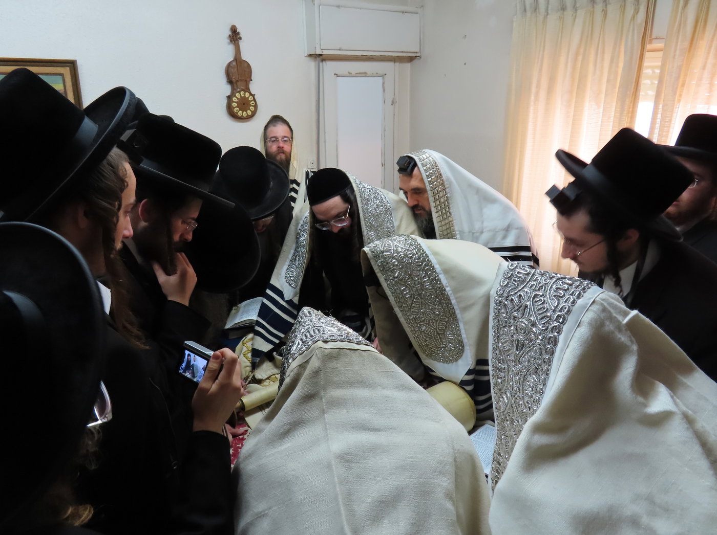 האדמו"ר מסקאליע בביקור בארה"ק