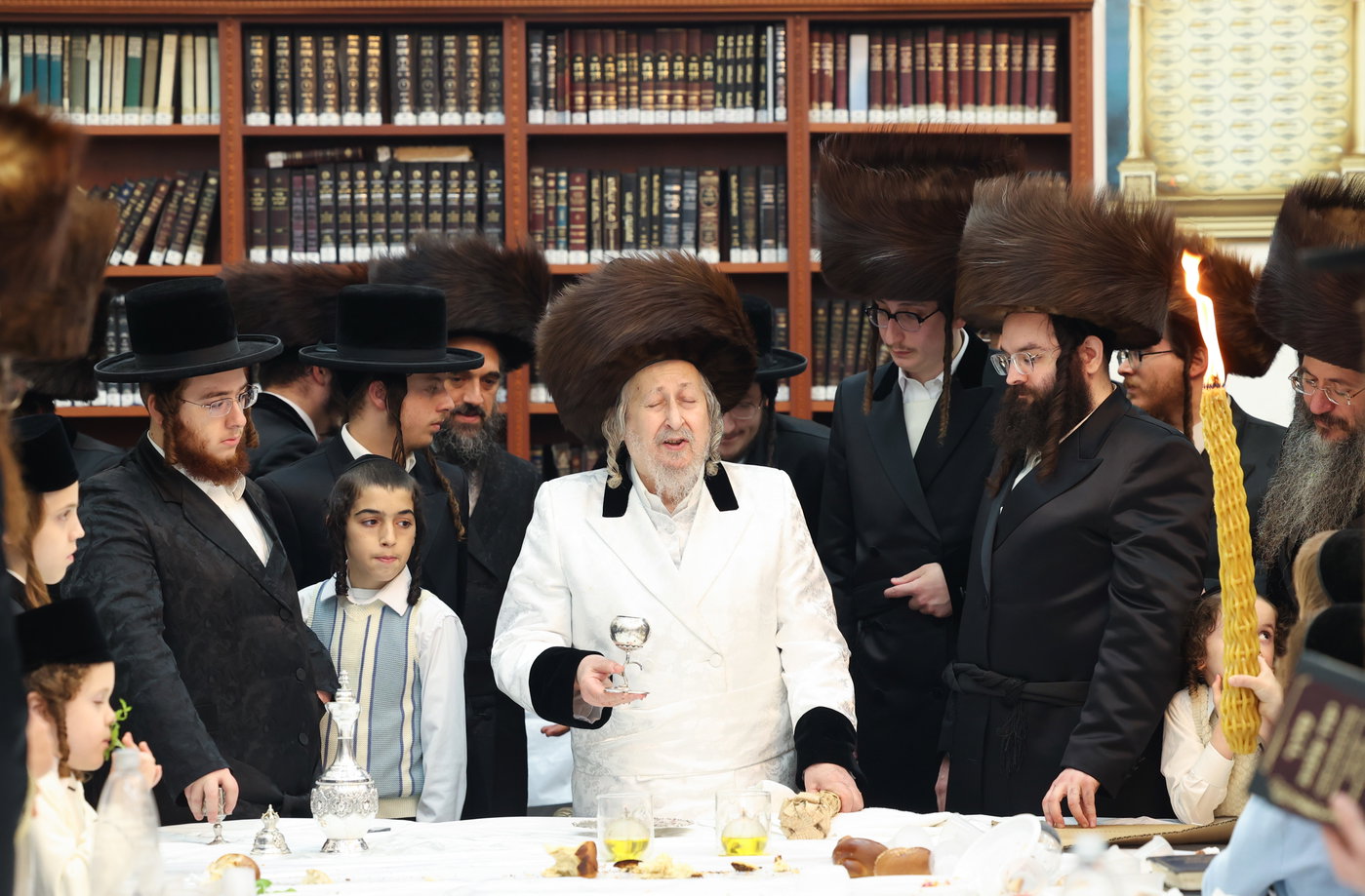 האדמו"ר מסקאליע בביקור בארה"ק