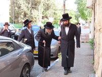 האדמו"ר מסקאליע בביקור בארה"ק