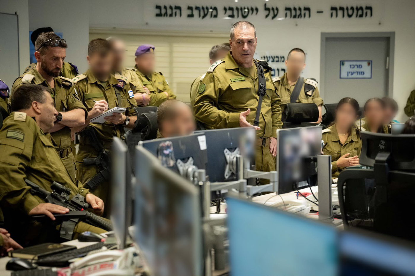 הרמטכ"ל זמיר באימון אוגדת עזה