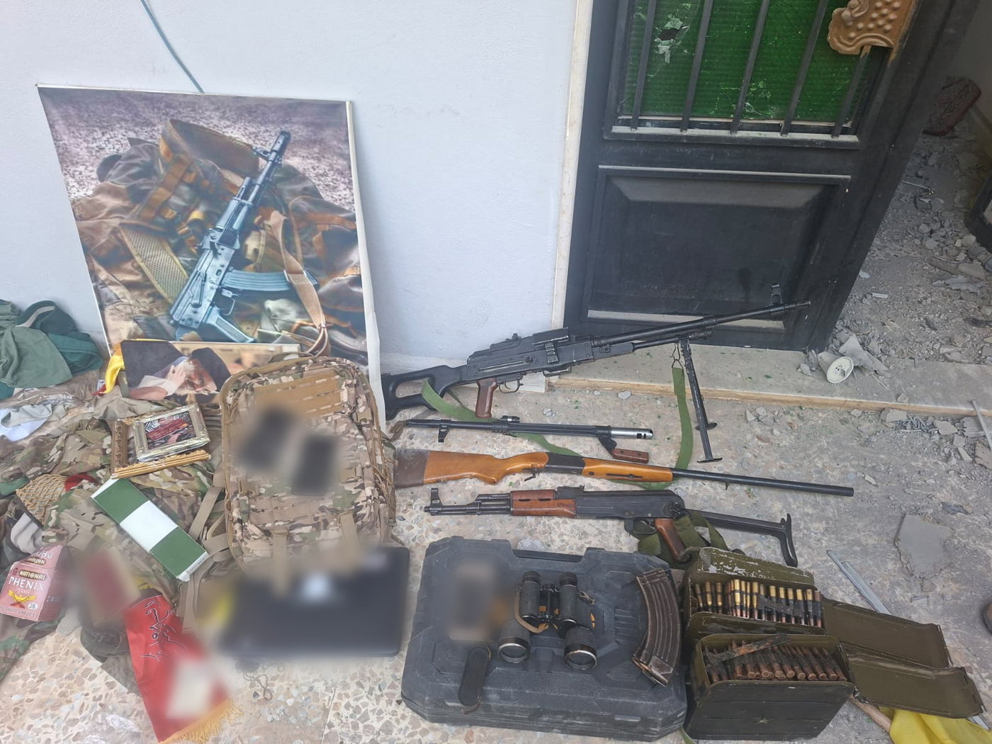 אמצעי לחימה שאותרו במרחב הביטחוני בדרום לבנון