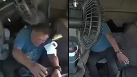 לקח בלתי נמנע: הנהג עבר לחלק האחורי באמצע נהיגה - כך זה הסתיים