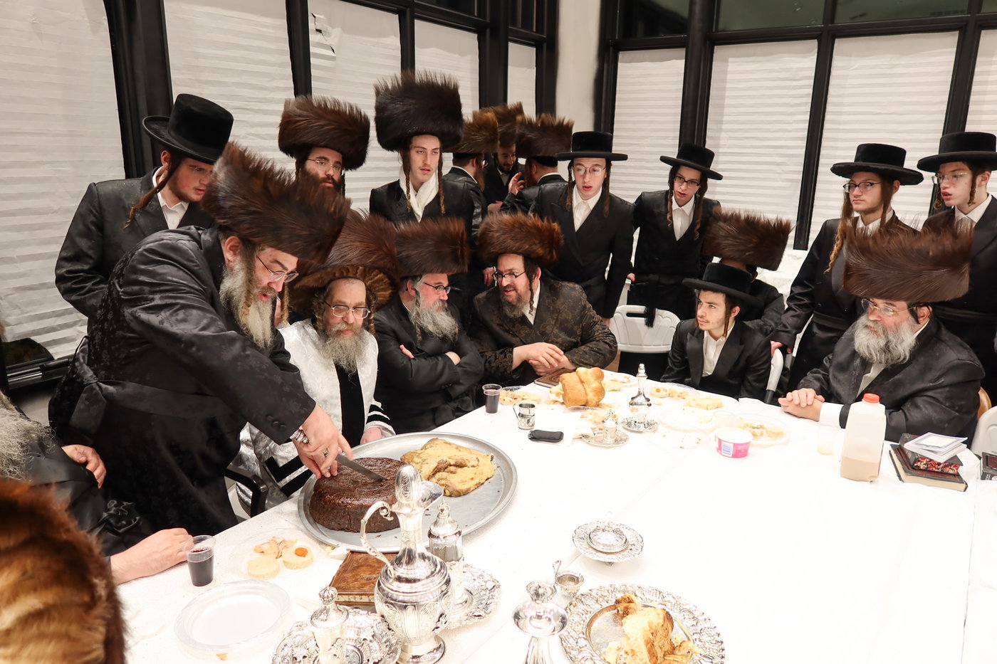 האדמו"ר מקרעטשניף סיגעט בביקור בארה"ב