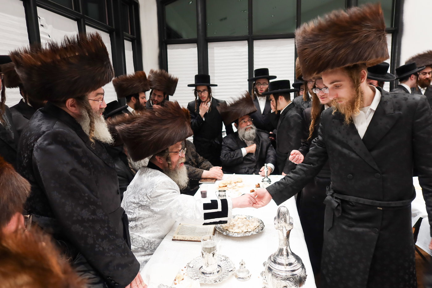 האדמו"ר מקרעטשניף סיגעט בביקור בארה"ב