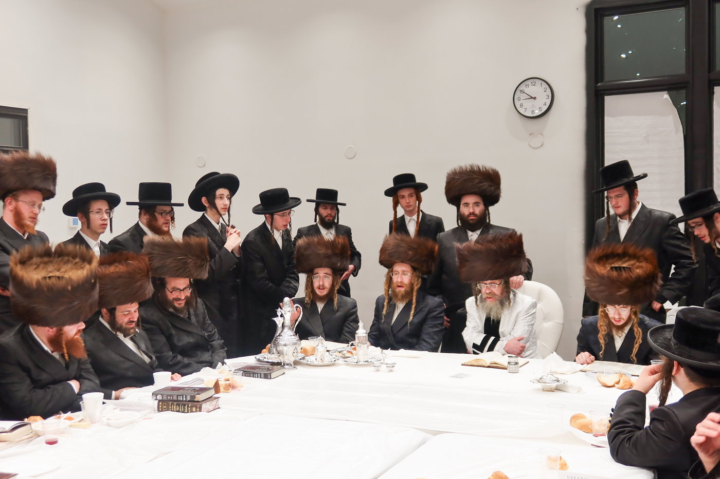 האדמו"ר מקרעטשניף סיגעט בביקור בארה"ב