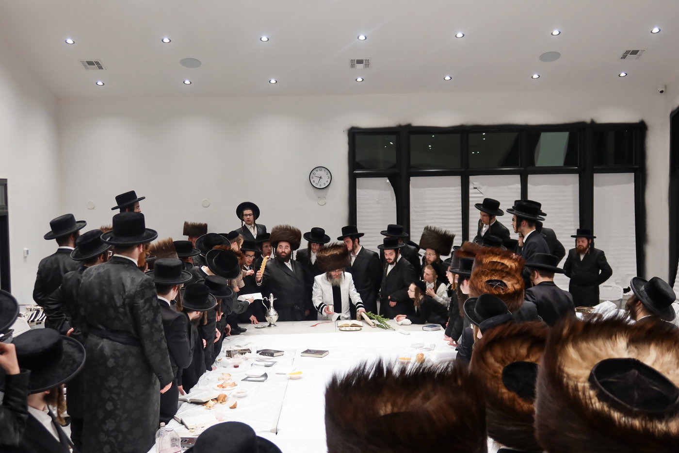 האדמו"ר מקרעטשניף סיגעט בביקור בארה"ב