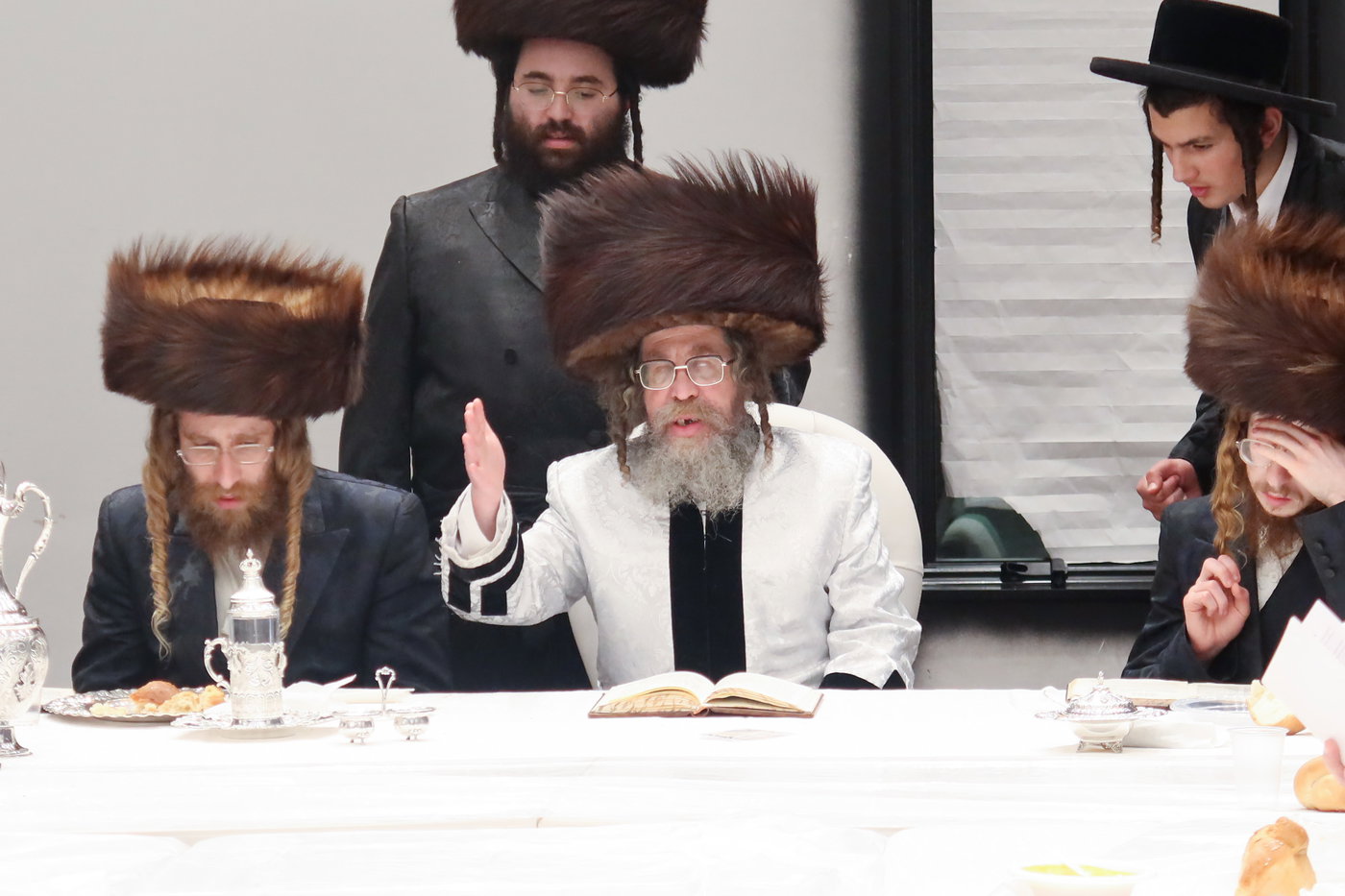 האדמו"ר מקרעטשניף סיגעט בביקור בארה"ב