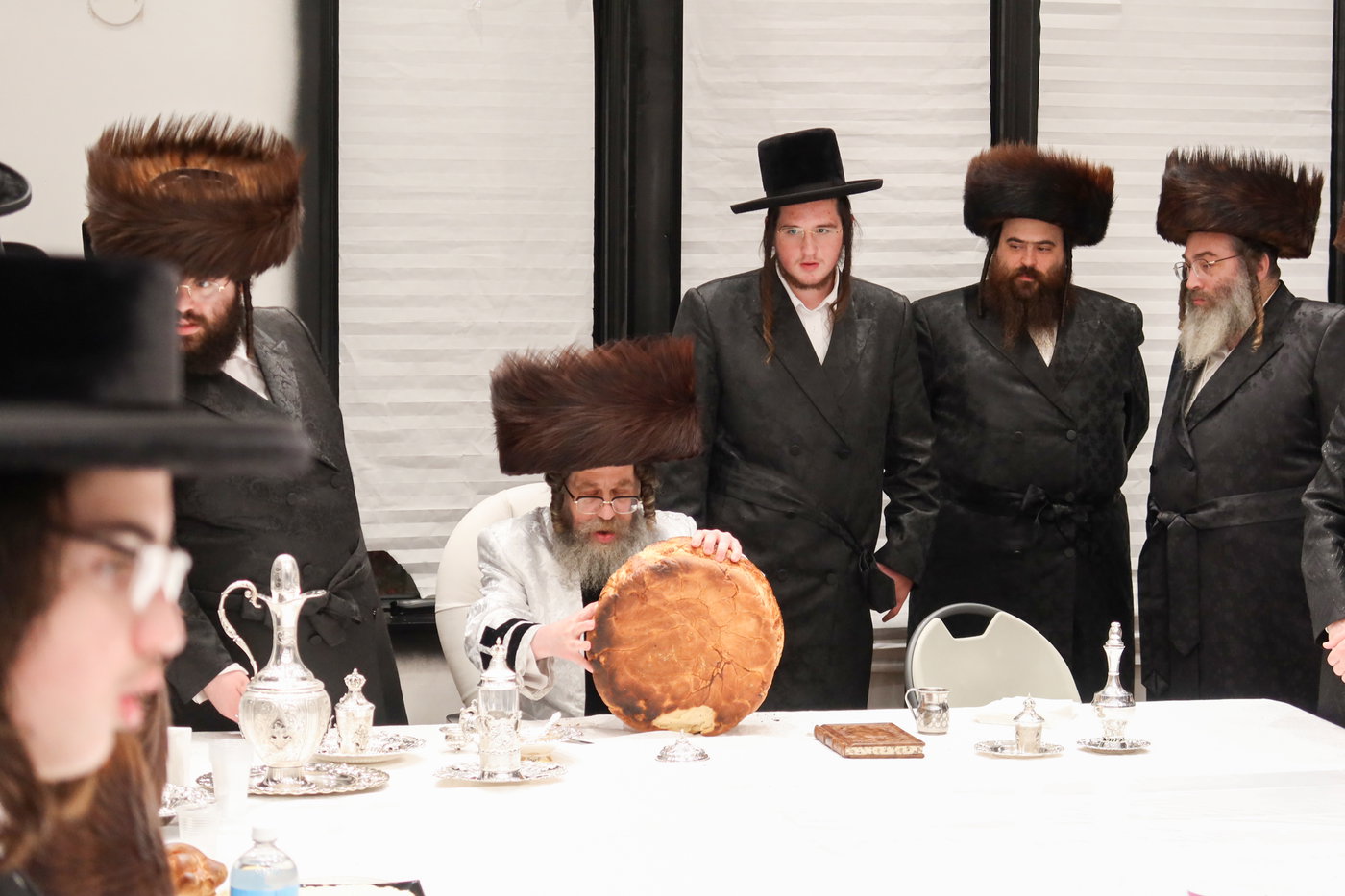 האדמו"ר מקרעטשניף סיגעט בביקור בארה"ב