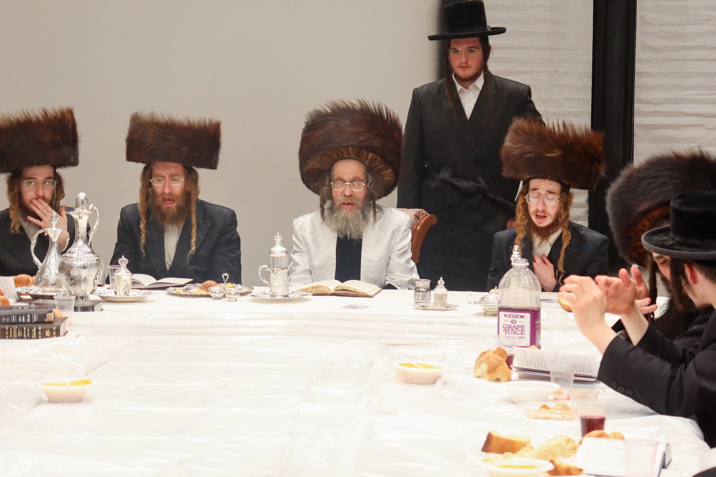 האדמו"ר מקרעטשניף סיגעט בביקור בארה"ב