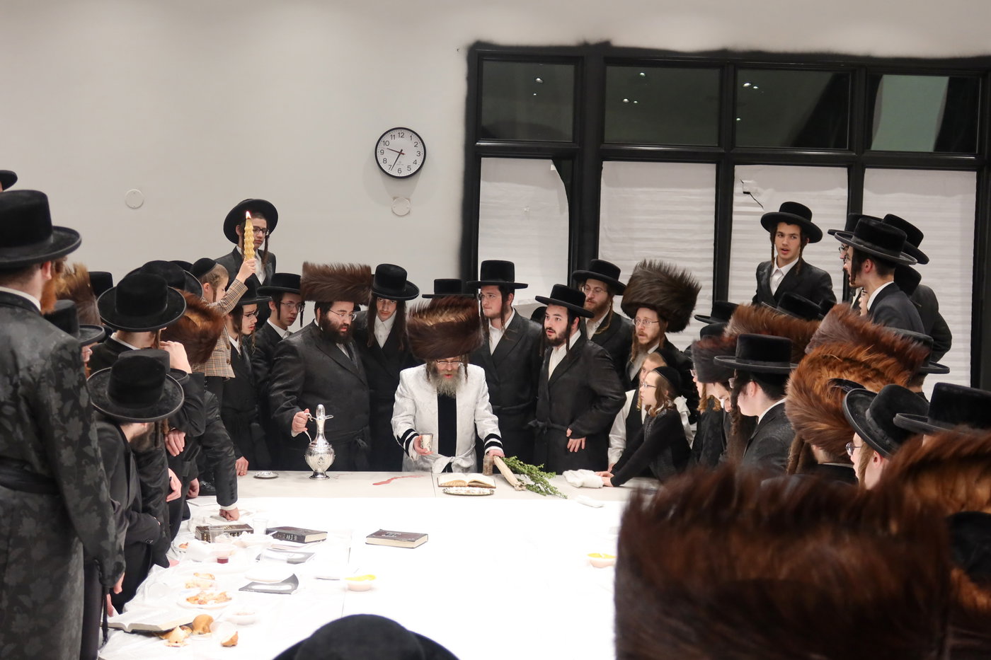 האדמו"ר מקרעטשניף סיגעט בביקור בארה"ב