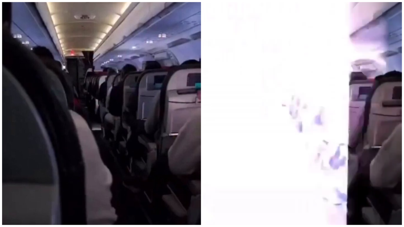 חשבנו שזה הסוף: ברק אדיר פגע במטוס עמוס נוסעים