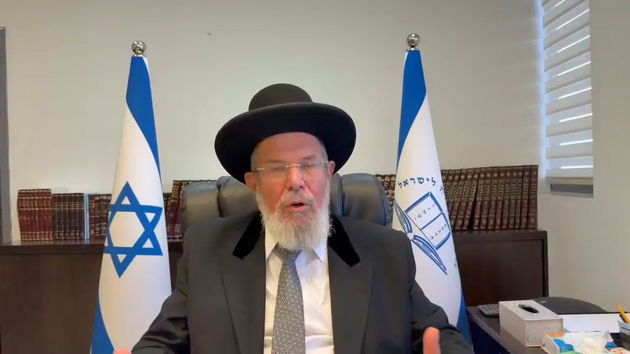 מבט על פרשת לך לך: הרב הראשי הגאון רבי קלמן בר