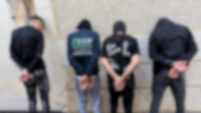 פשיטה באום אל-פחם: 9 שב"חים נעצרו, ביניהם 5 מעזה | תחמושת נתפסה