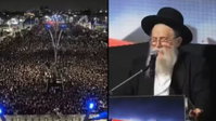 הגר"ש רוזנברג בפני אלפים בעצרת: "מדינה מושחתת שעושה רצח עם"