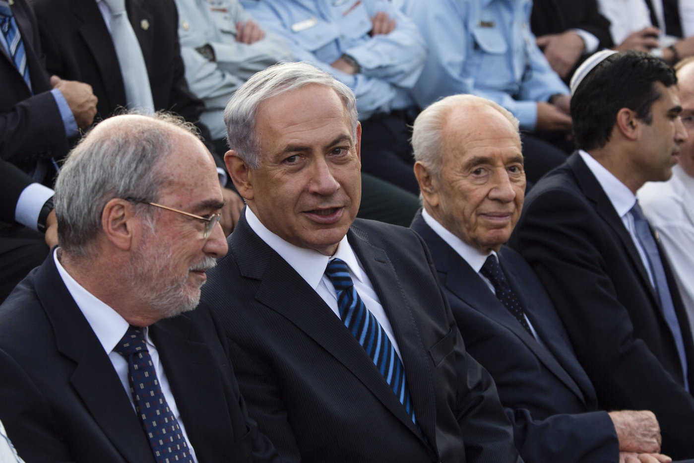 אשר גרוניס עם בנימין נתניהו