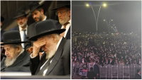 רבבות אלפים בעצרת הענק בבני ברק; "להרבות כבוד שמים" | צפו בשידור החי