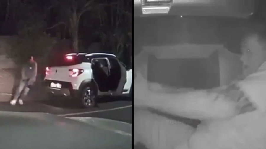 גבורה לעיני המצלמות: האב ששלף אקדח וגונן בגופו על בתו