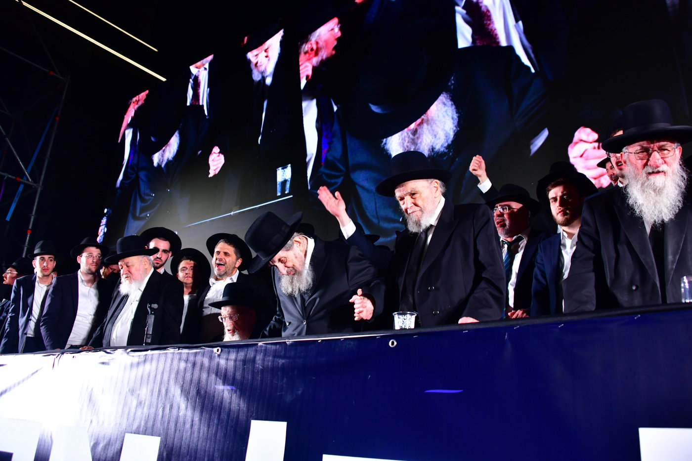 עצרת הרבבות לקראת הבחירות בבני ברק