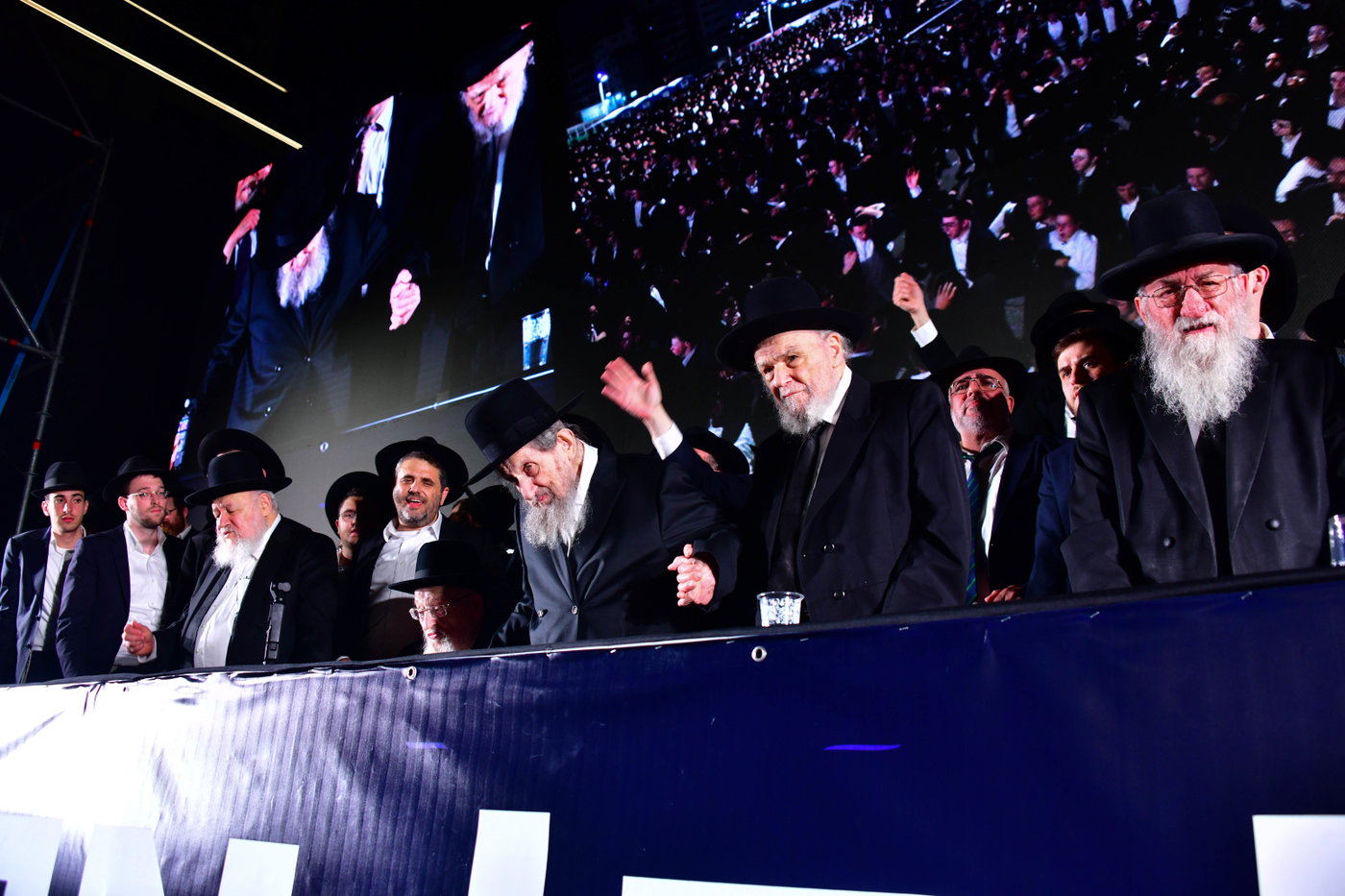 עצרת הרבבות לקראת הבחירות בבני ברק