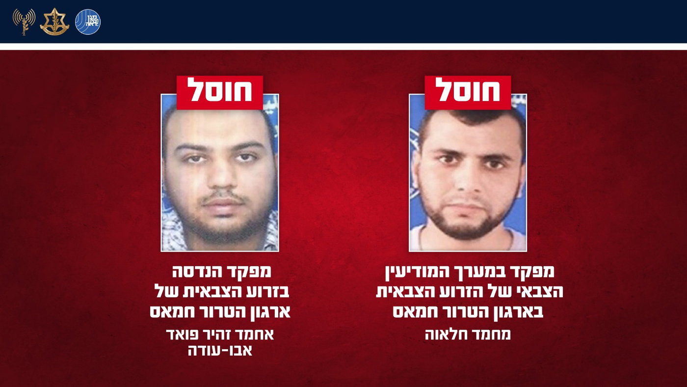 המחבלים שחוסלו