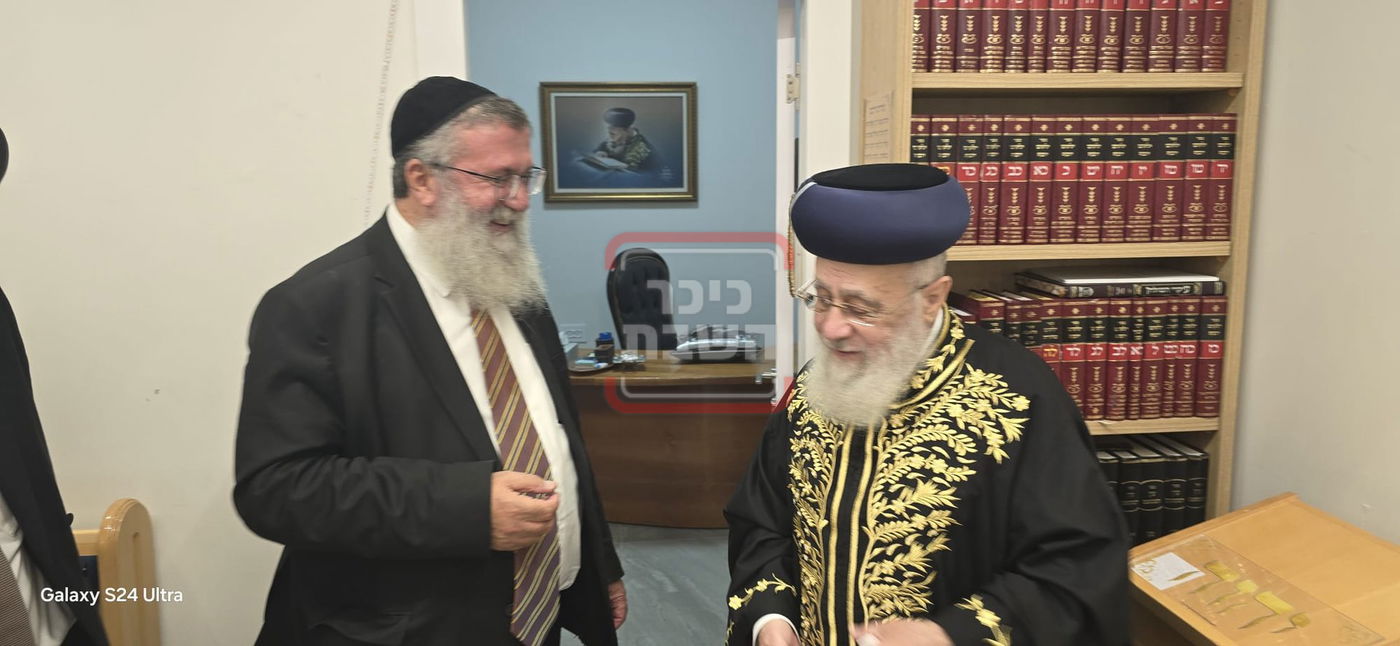 הגר"י יוסף במדרשיית 'ורעה אמונה'