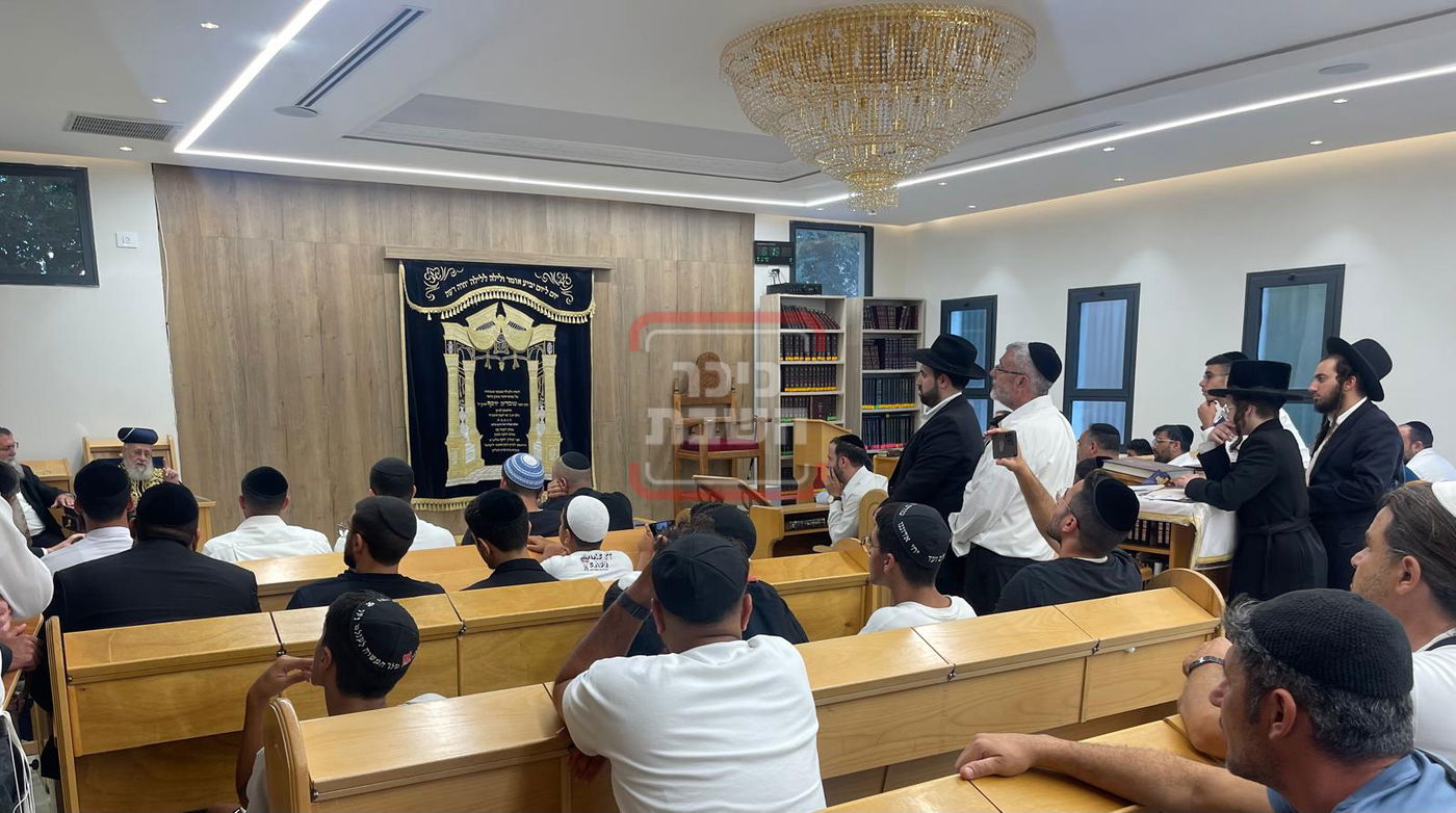 הגר"י יוסף במדרשיית 'ורעה אמונה'