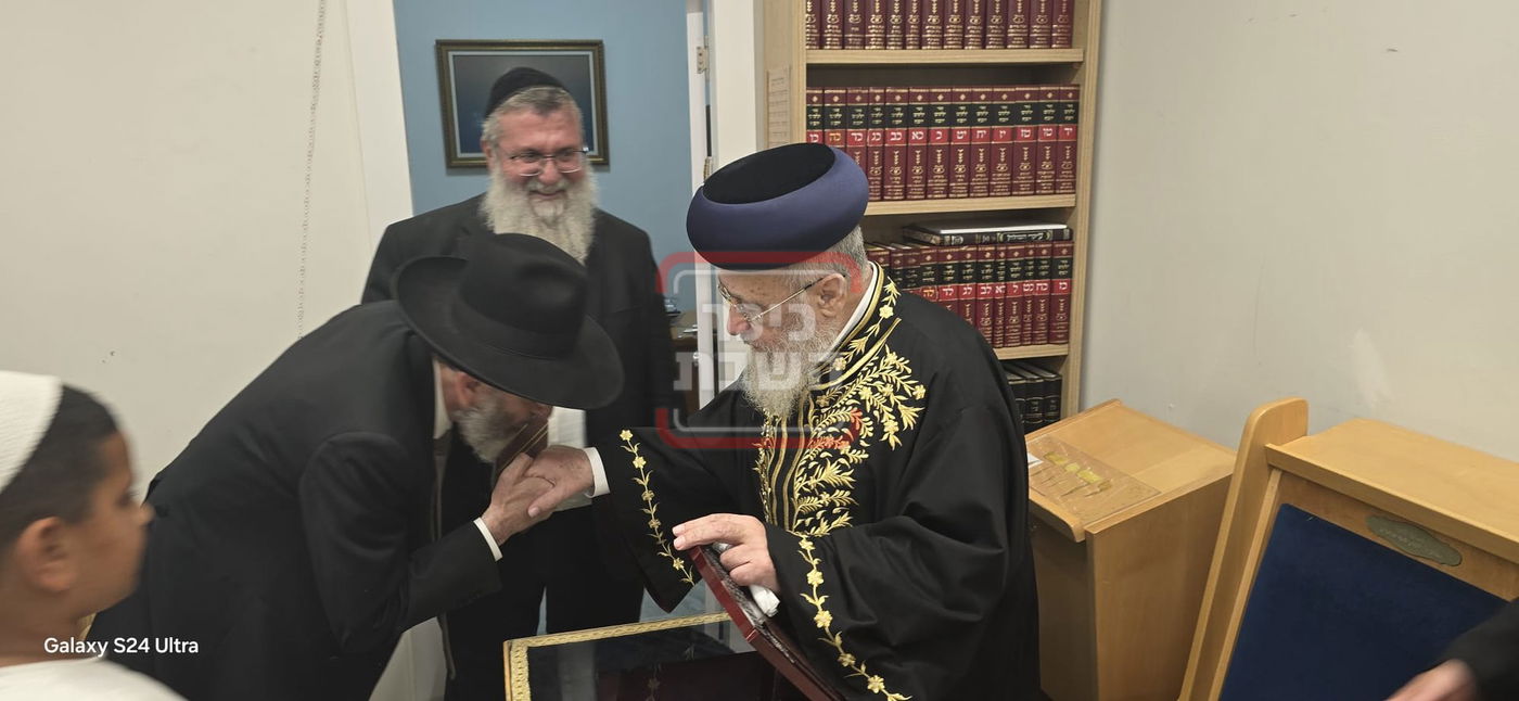 הגר"י יוסף במדרשיית 'ורעה אמונה'