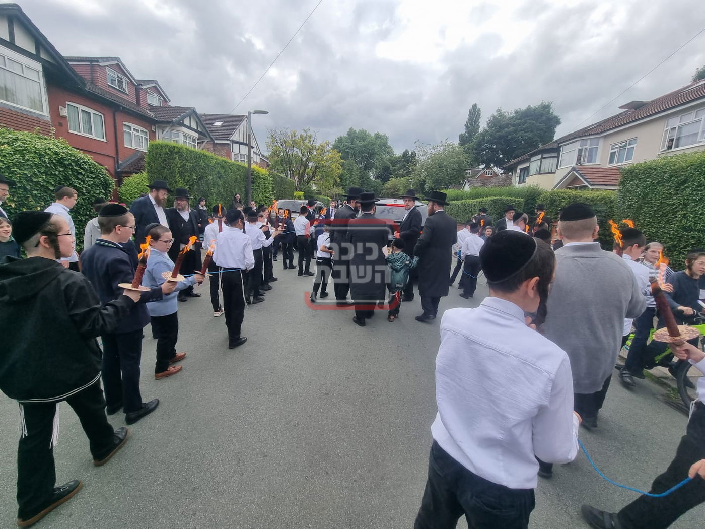 ילדים חרדים ברחובות מצ'נסטר