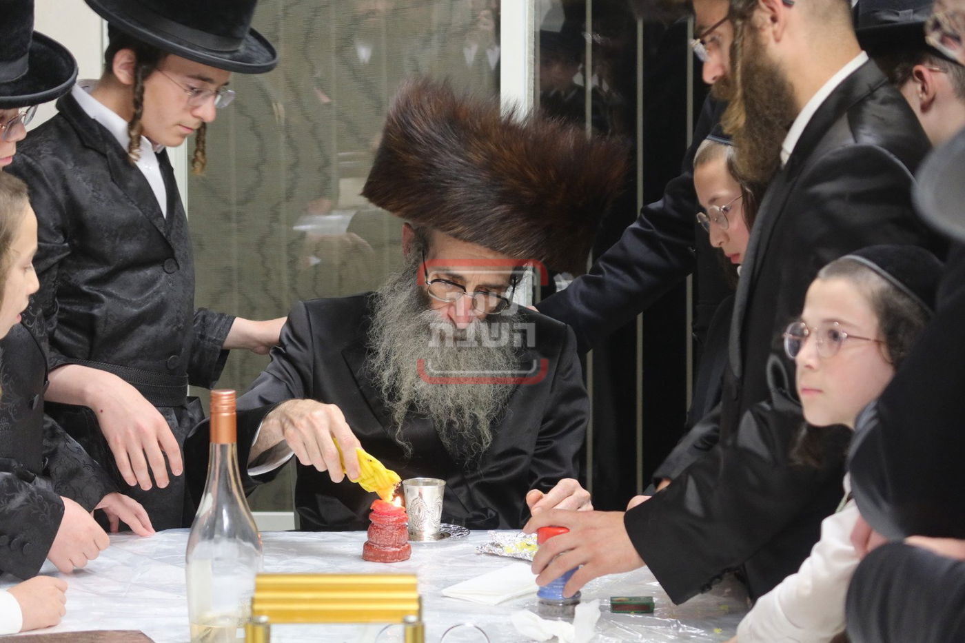 אב"ד אמונת ישראל מאנסי, בביקור בביתר