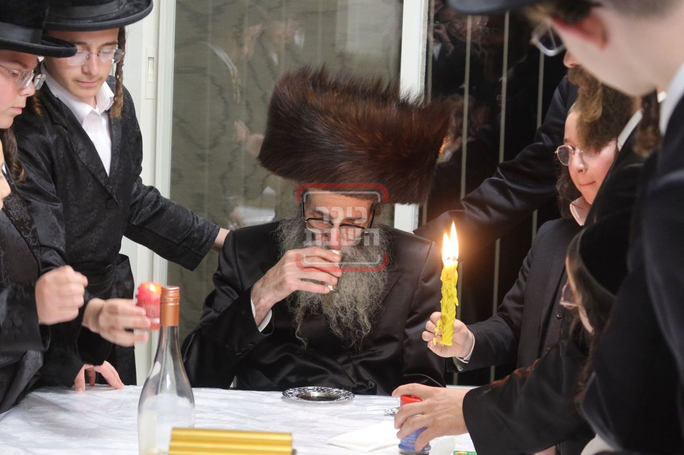 אב"ד אמונת ישראל מאנסי, בביקור בביתר